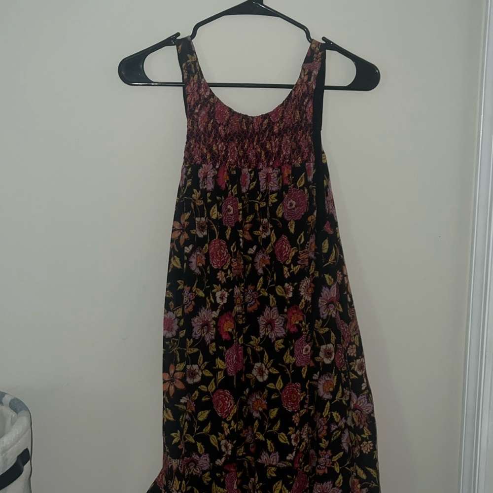 Free people mini dress in multicolored